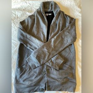 Outlier Doublefine Cardigan Gray Small